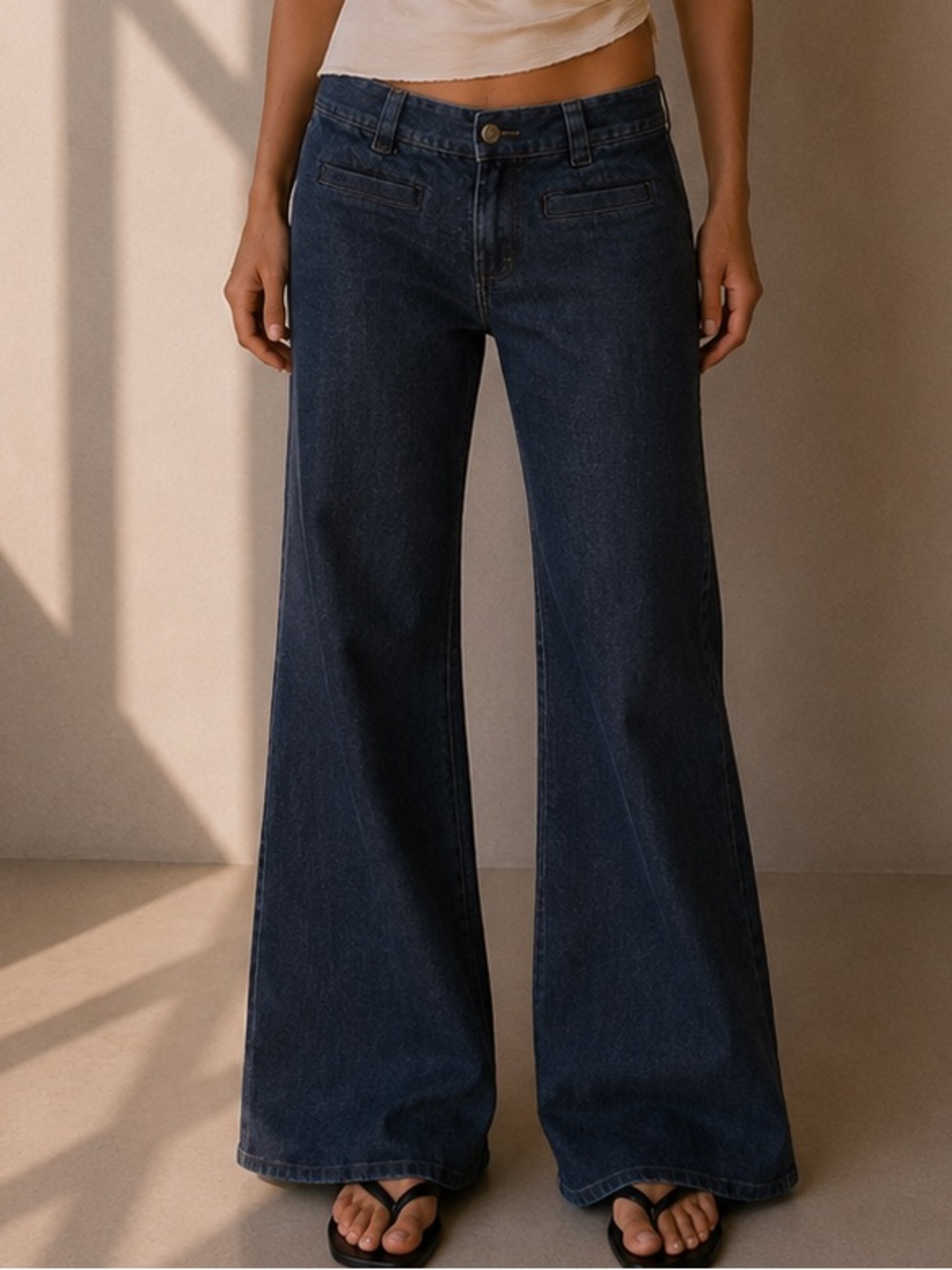 Y2K INC International Concepts Mid Rise Wide Leg Jeans